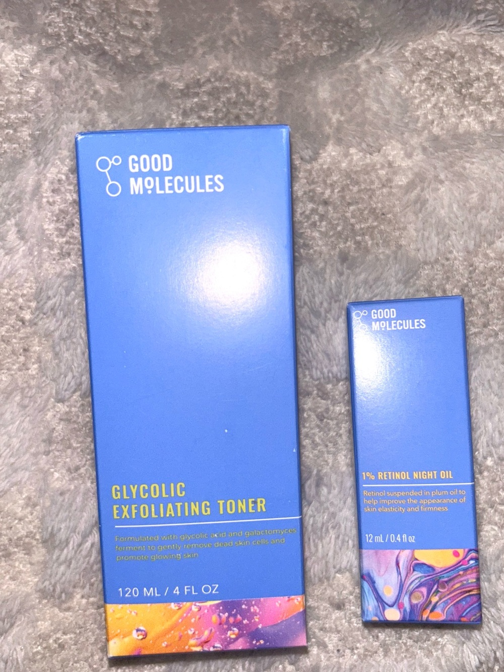 Good Molecules Glycolic Exfoliating Toner & Retinol Night Oil (2)